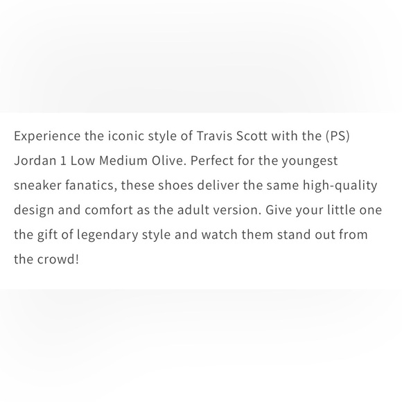 Jordan 1 Low OG SP size Toddler 6c - Picture 2 of 8